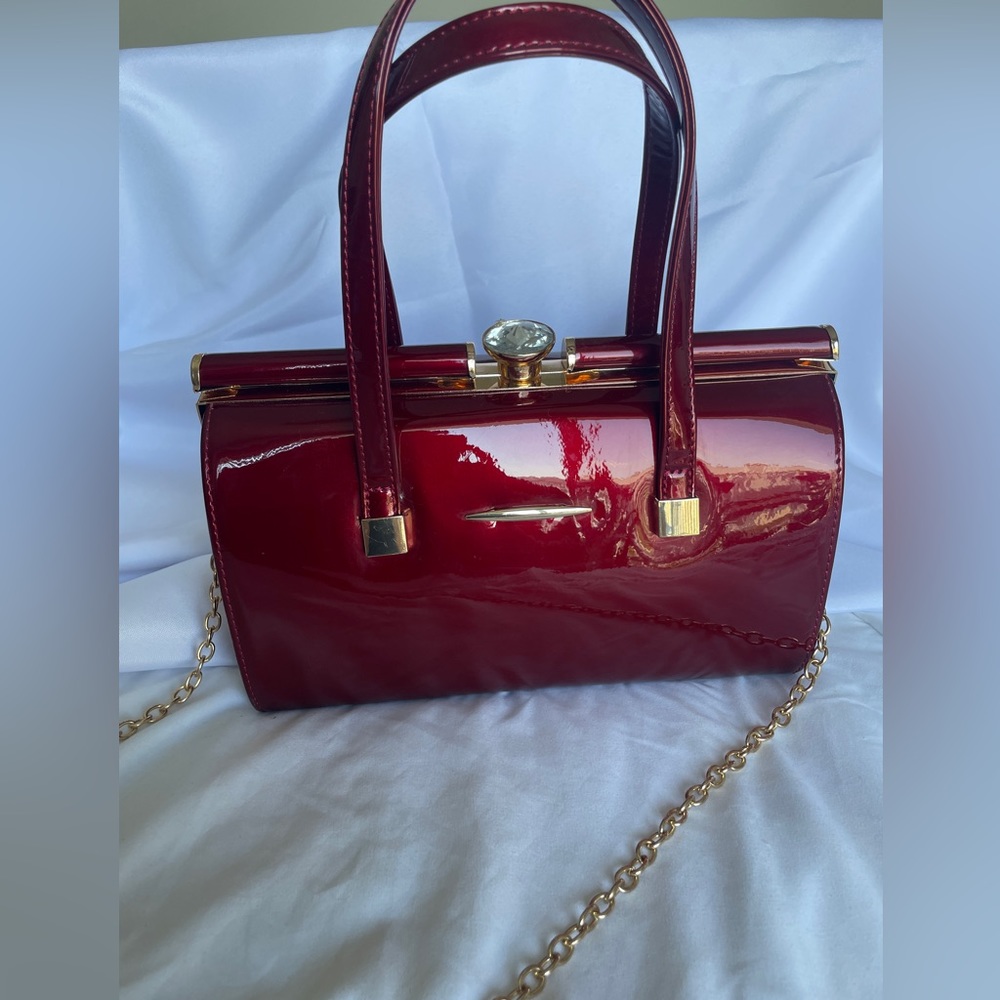Classy Red Doctor Style Bag